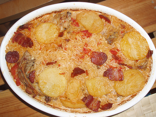 Rice with Rabbit / Arroz al horno con conejo  picture